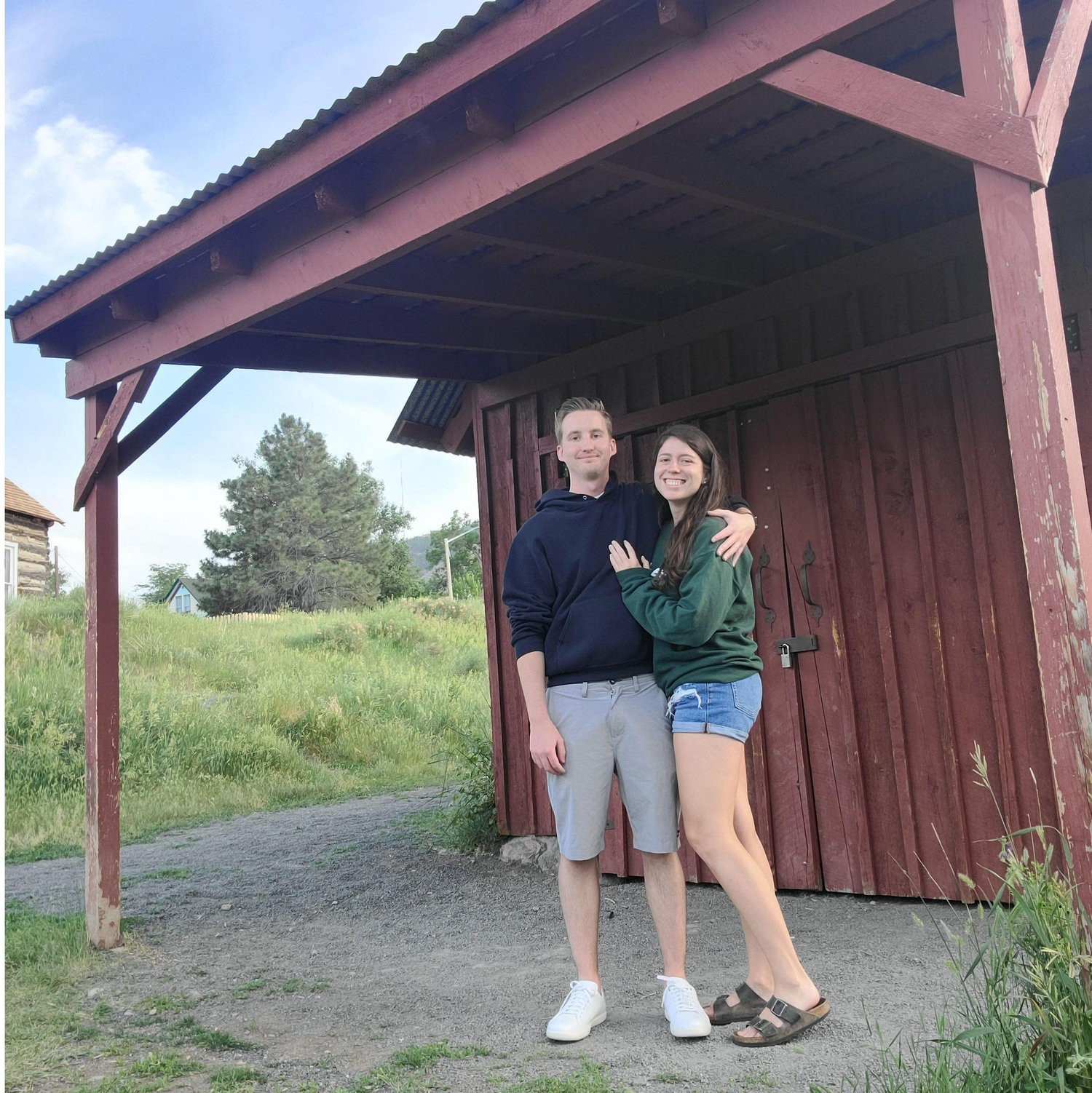 The first time we said "I love you" walking along the Golden River