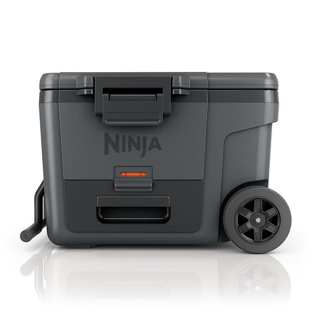 Ninja FrostVault 45qt Wheeled Cooler with Dry Zone, Integrated Fridge-Temp Dry Storage Drawer, Premium Heavy-Duty Insulated Cooler, Keeps Ice for Days, Grey, FB245CG