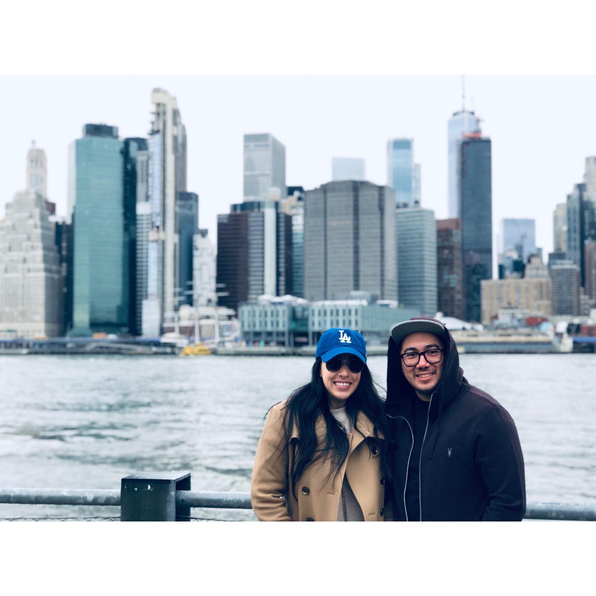 Our last trip to New York, right before saying yes!