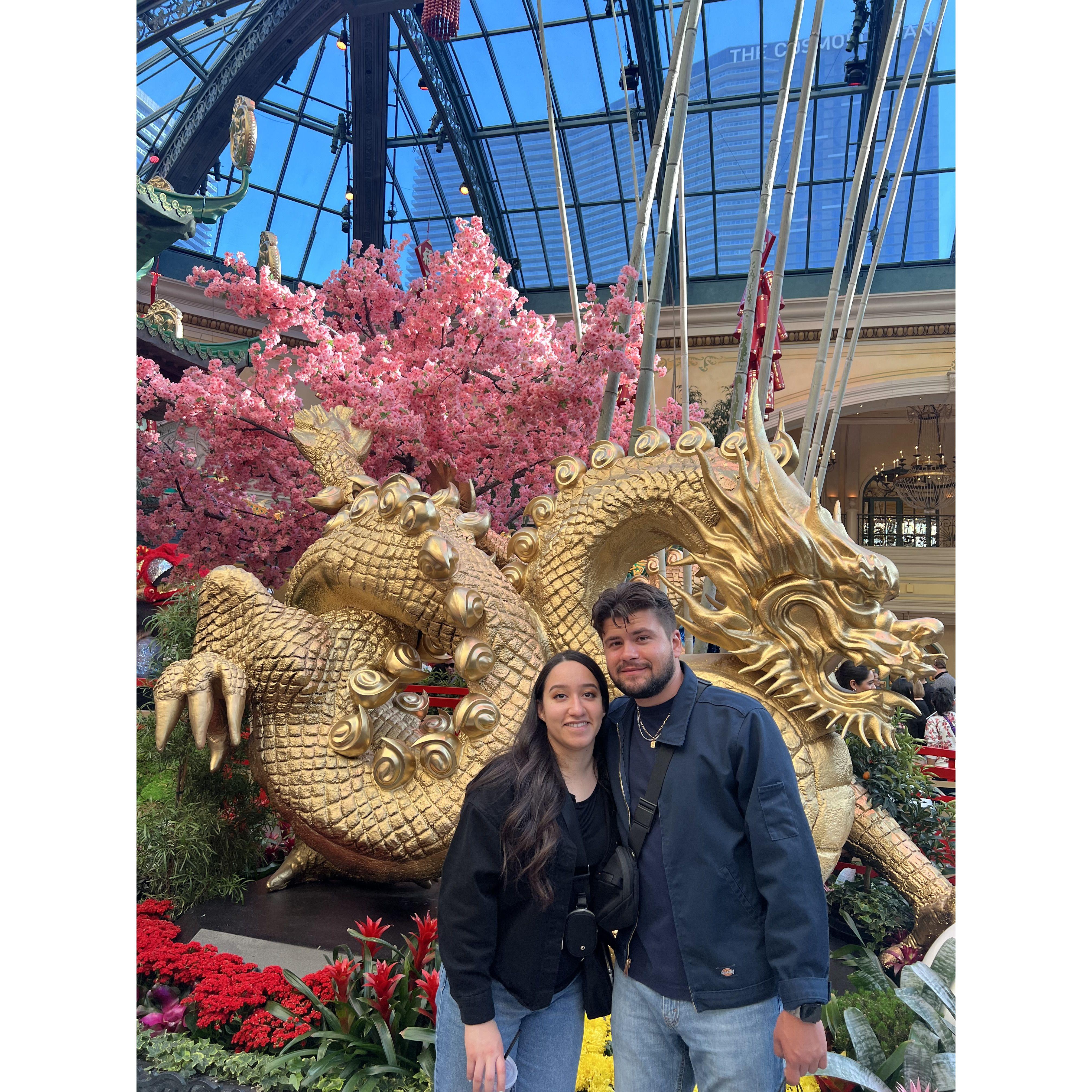 One of our many Las Vegas trips.