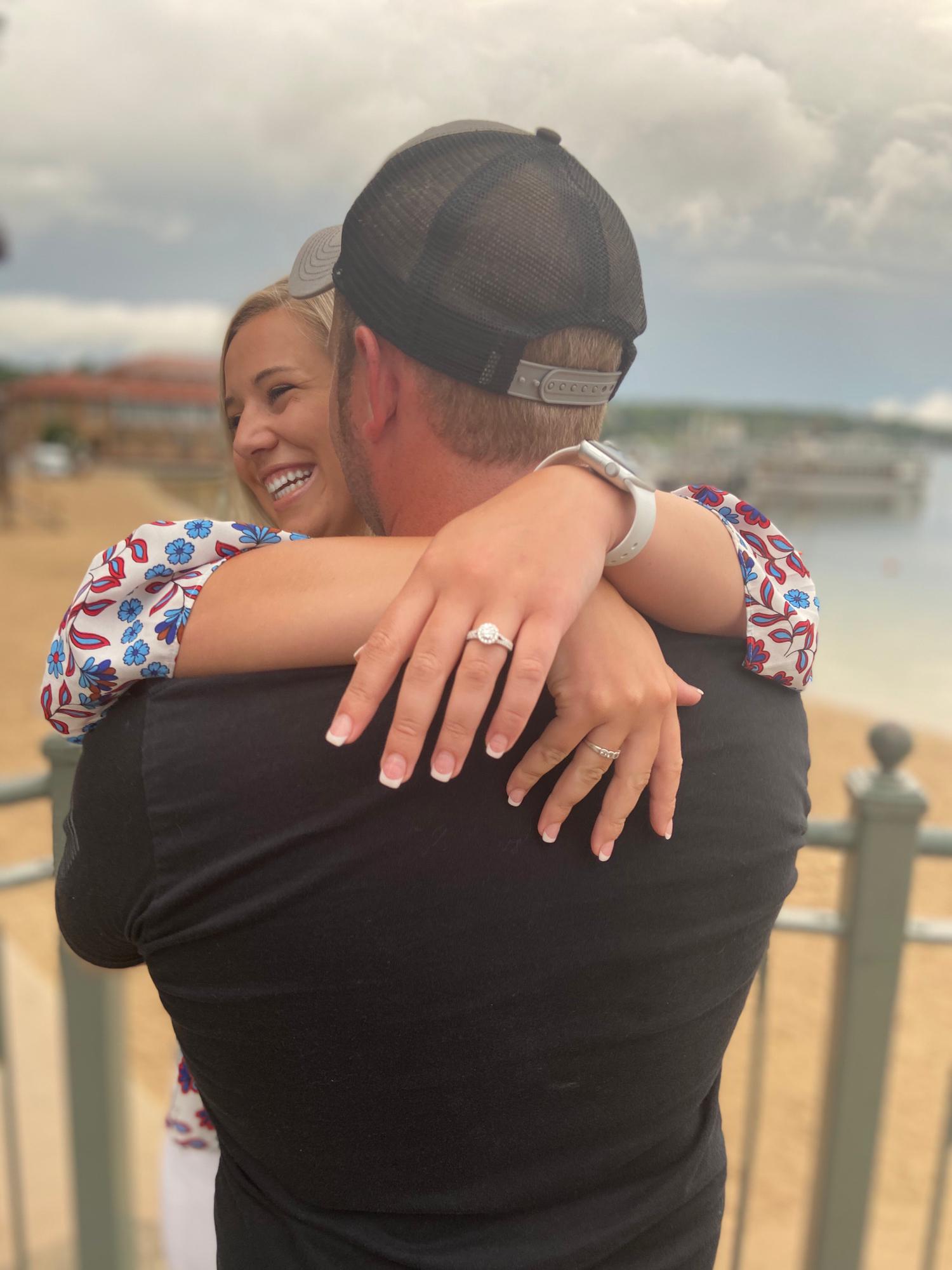 Moments after you asked to spend forever with you! The best day!!!