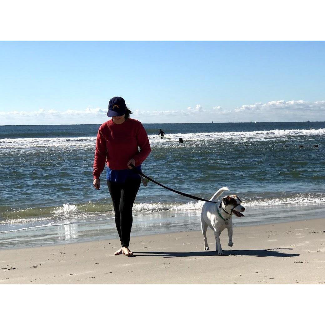 One of many trips to the ocean over the years