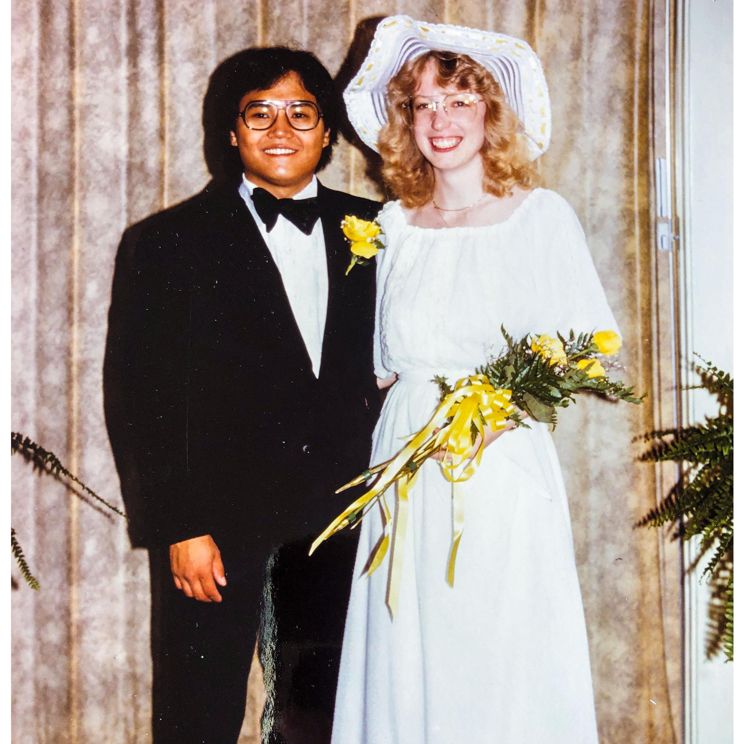 Jim and Cheryl Milroy, 8/8/81