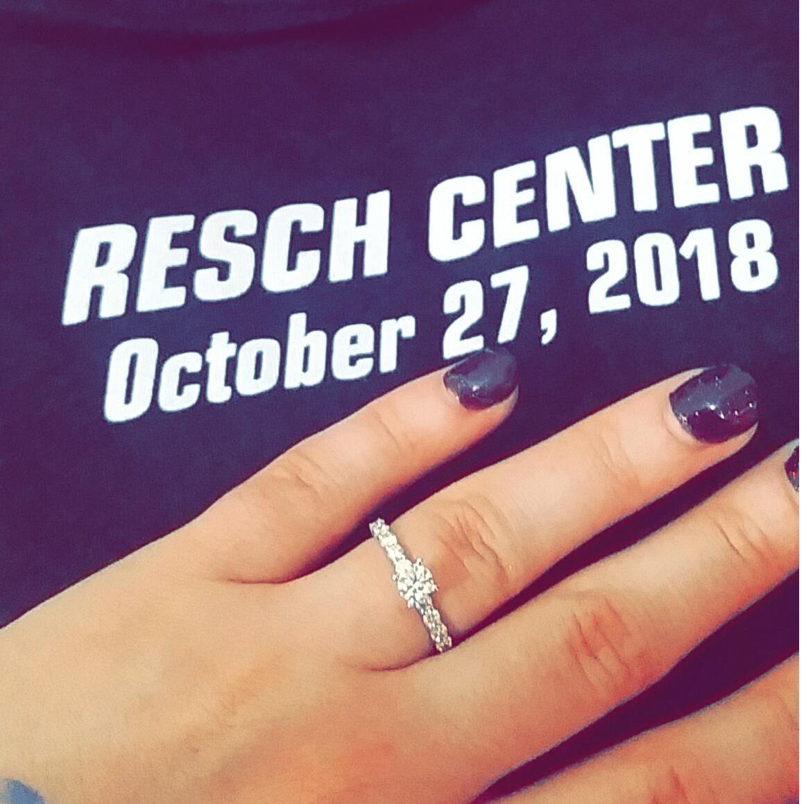Engaged in Green Bay Before Cheap Trick Concert