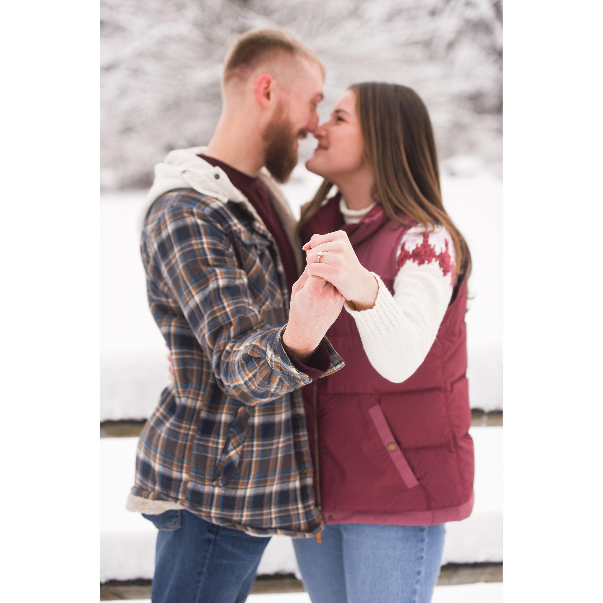 1/21/23 : Engagement Pictures on Sidney's parent's land!