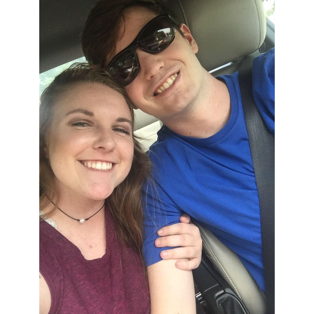 Our first picture together, we were such babies!!