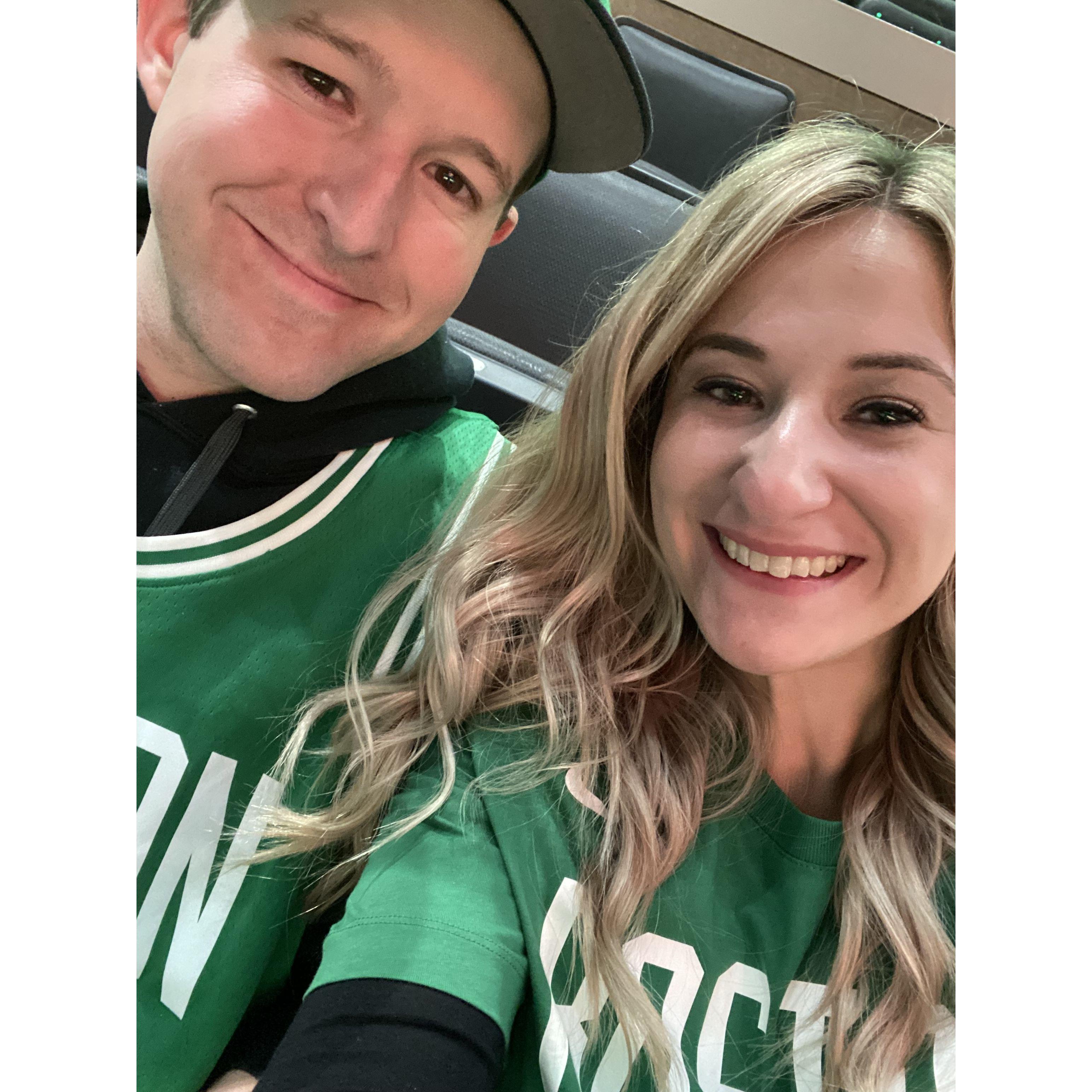 First Celtics game together