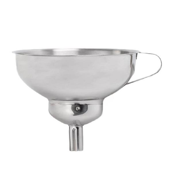 Lehman's Canning Funnel Regular and Wide Mouth Stainless Steel Removable Spout