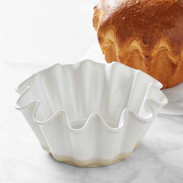 Emile Henry Brioche Pan, White