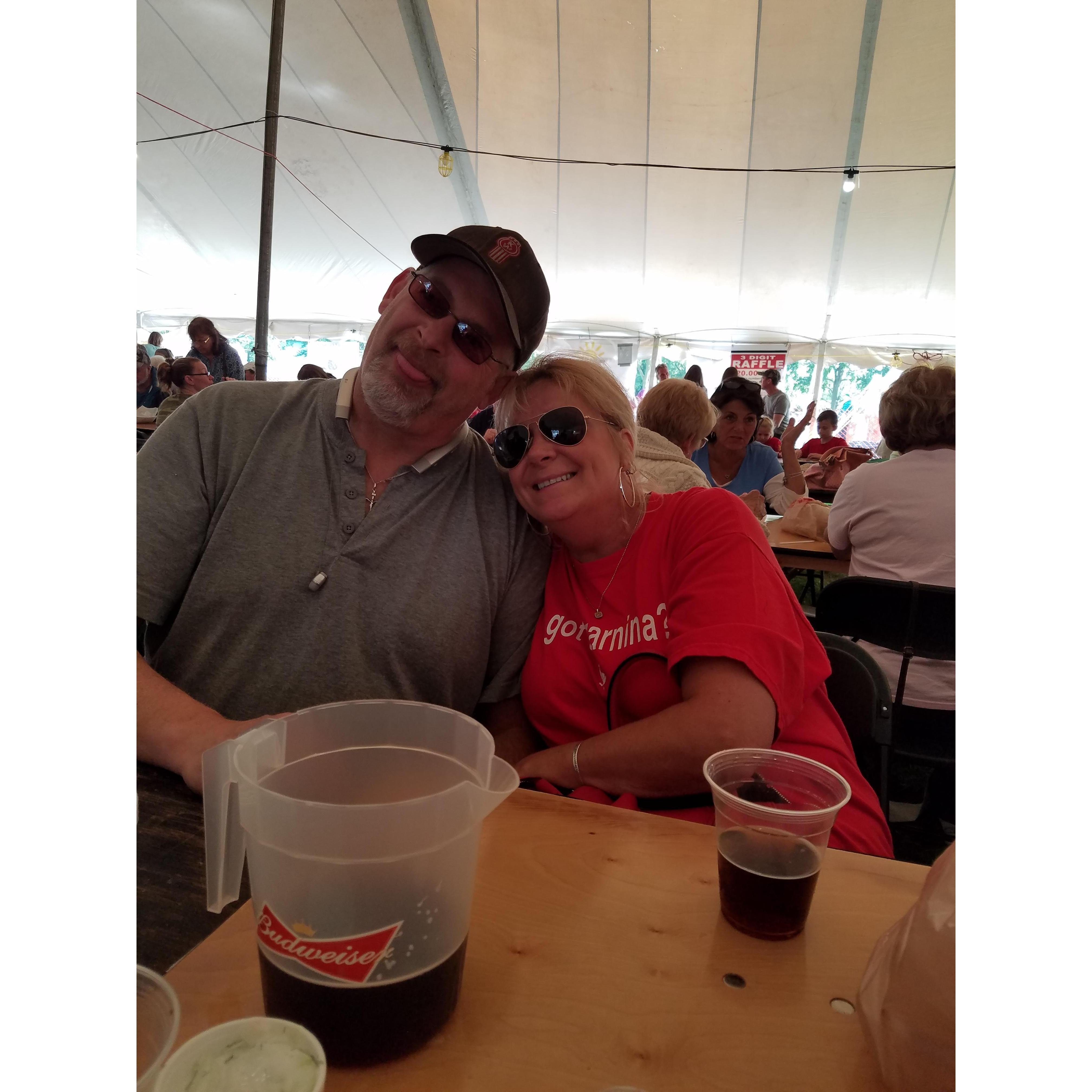 Horsing around at the Polish Festival
