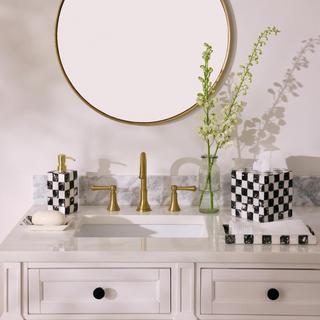 Courtly Check Capiz Vanity Tray