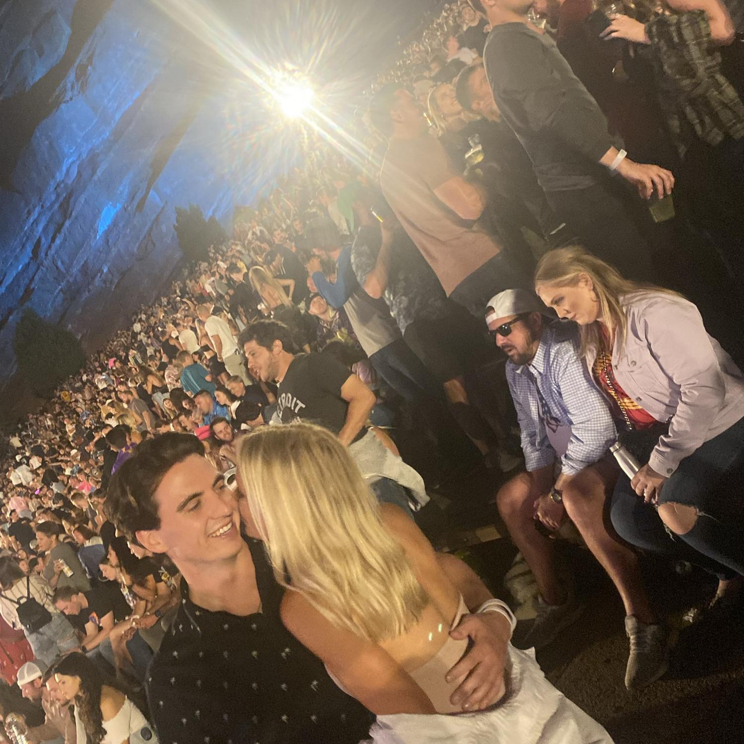 About a month into dating, Mack brought me on a trip to Red Rocks to see Kygo (May 2021) 🥹🫶🏼