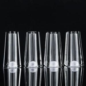 Salt and Pepper Shaker Set Spice Dispenser Refillable Design Cut Crystal Seasoning Shaker Kitchen Decor for Cooking Table, RV, Dinner Party, Camping BBQ (Set Of 4)