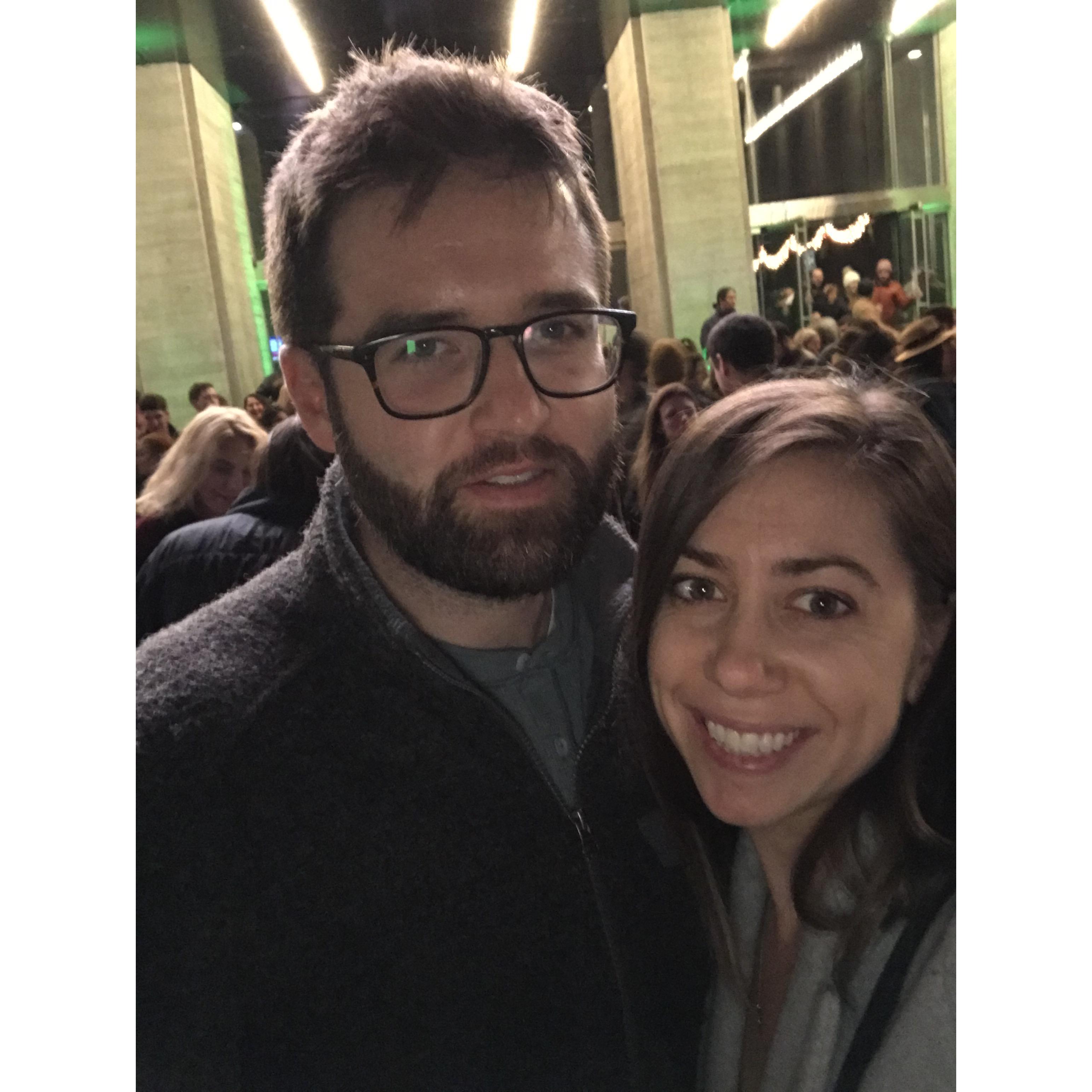 First real concert together--Mumford & Sons