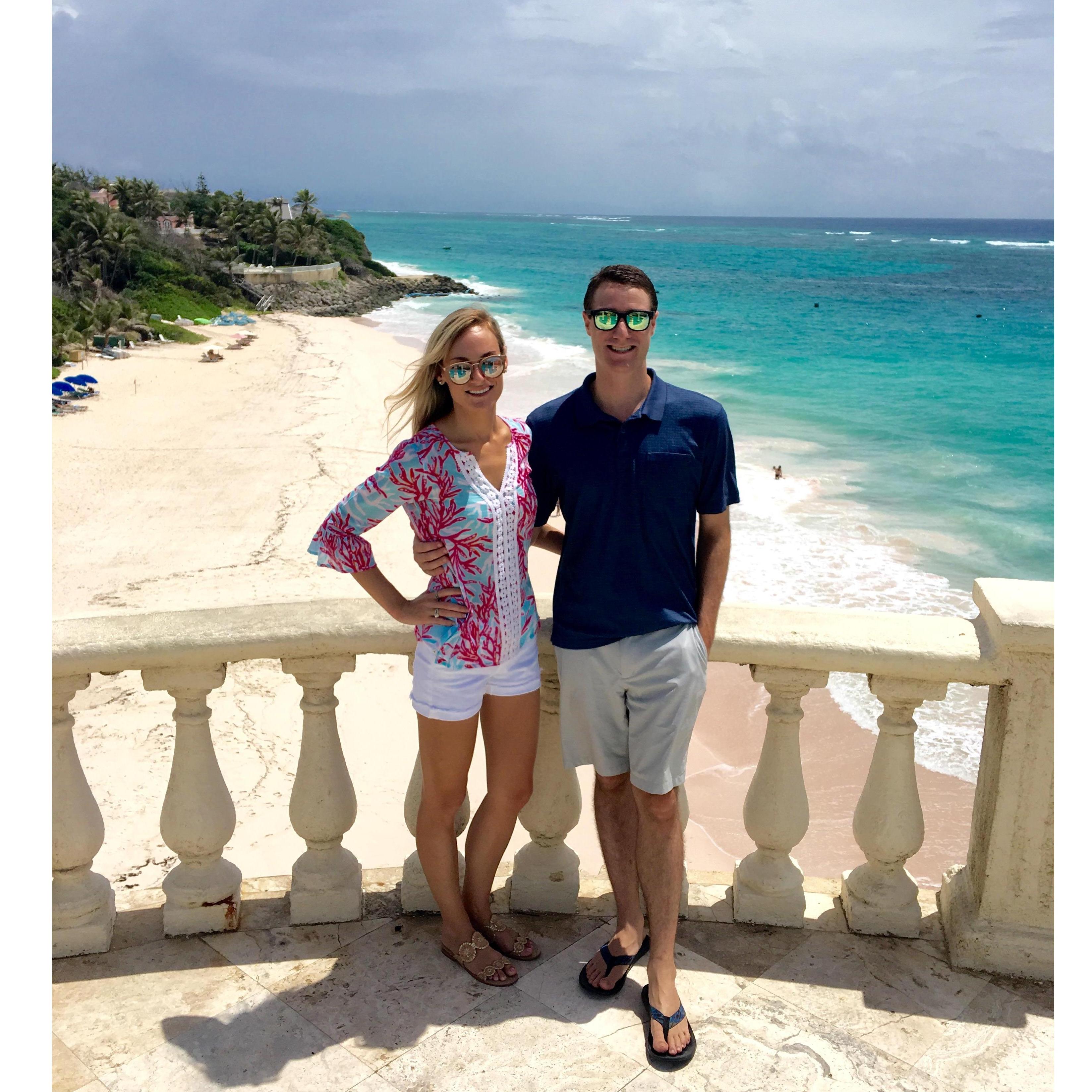 An exciting adventure to Barbados where Hunter's best friend became engaged!