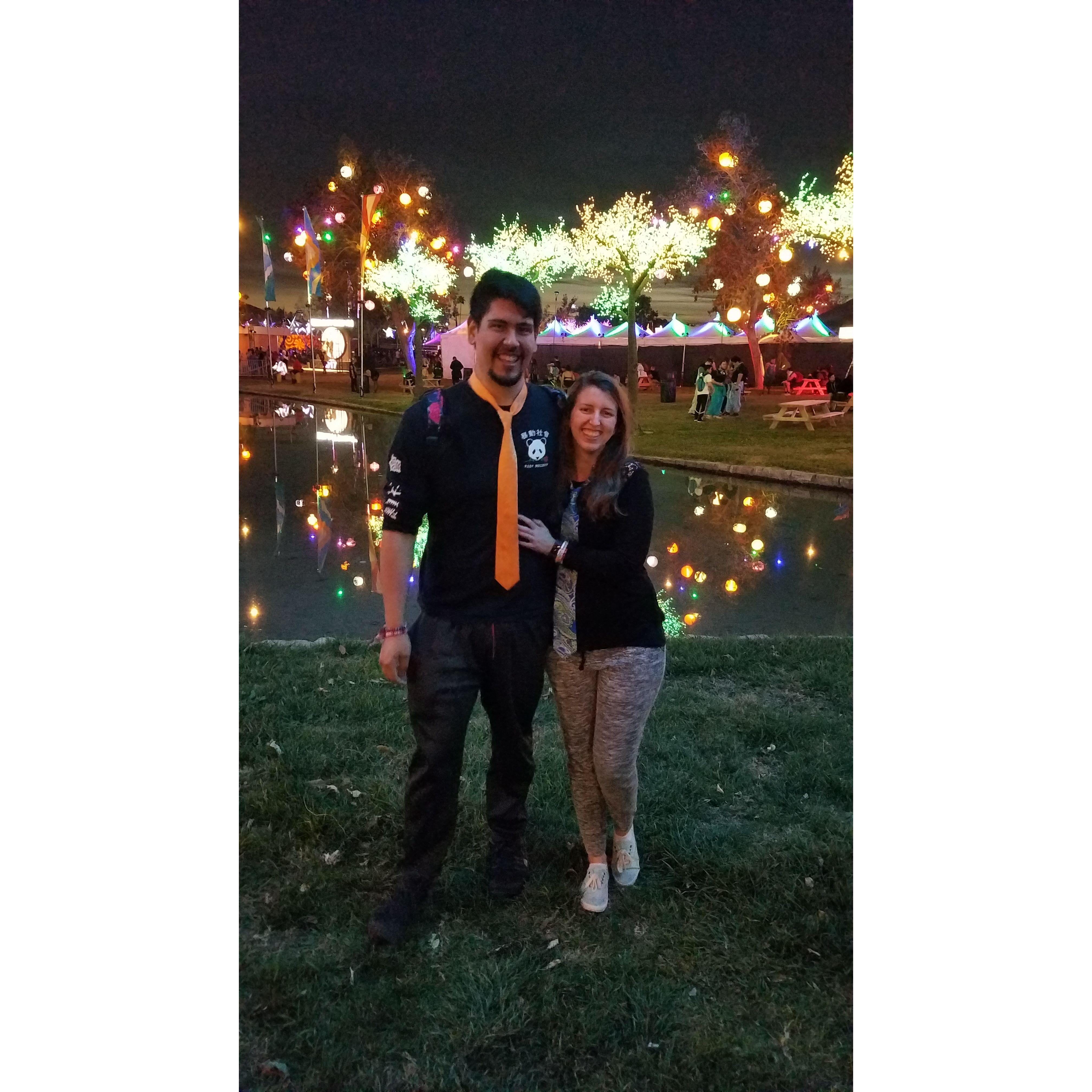 Our first music festival together!