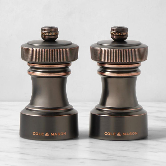 Cole and Mason Hoxton Bronze Mills, 4"