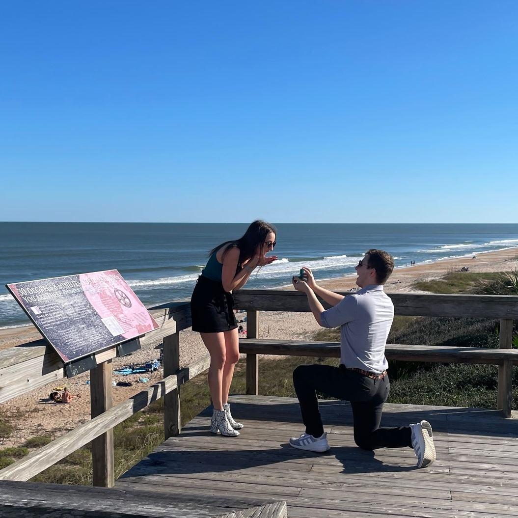 She said yes!