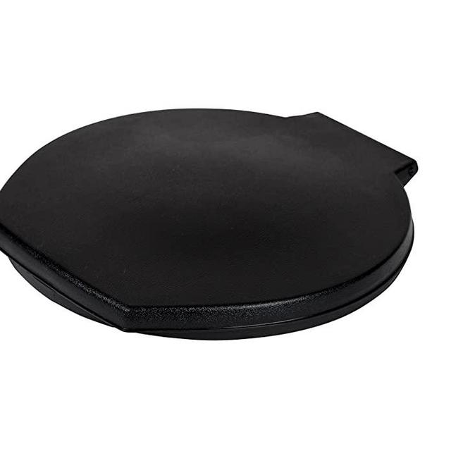 Reliance Products 9881-03 Luggable Loo Snap-on Toilet Seat with Lid for 5-Gallon Bucket, Black, 13.0 Inch x 1.5 Inch x 14.0 Inch