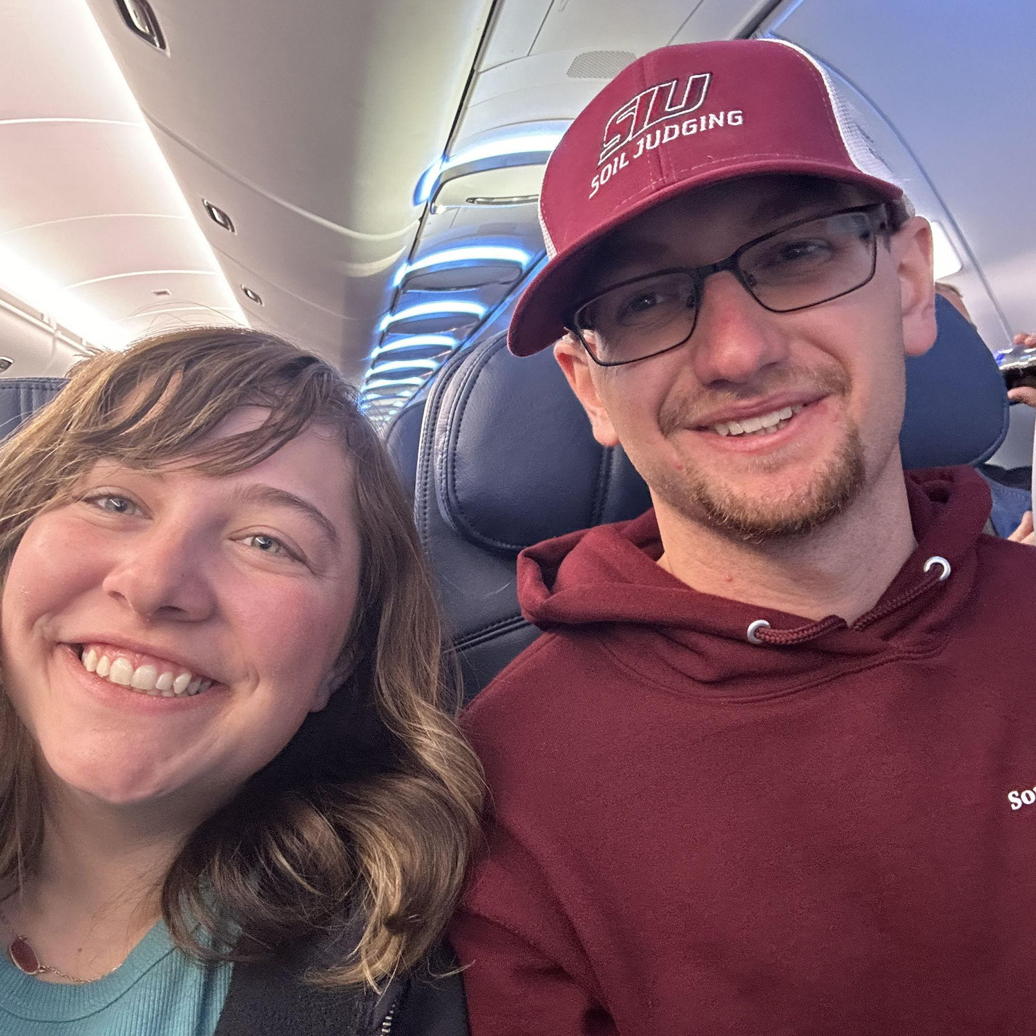 Flight back from Idaho after Gracie lost Chase's wallet...oops!