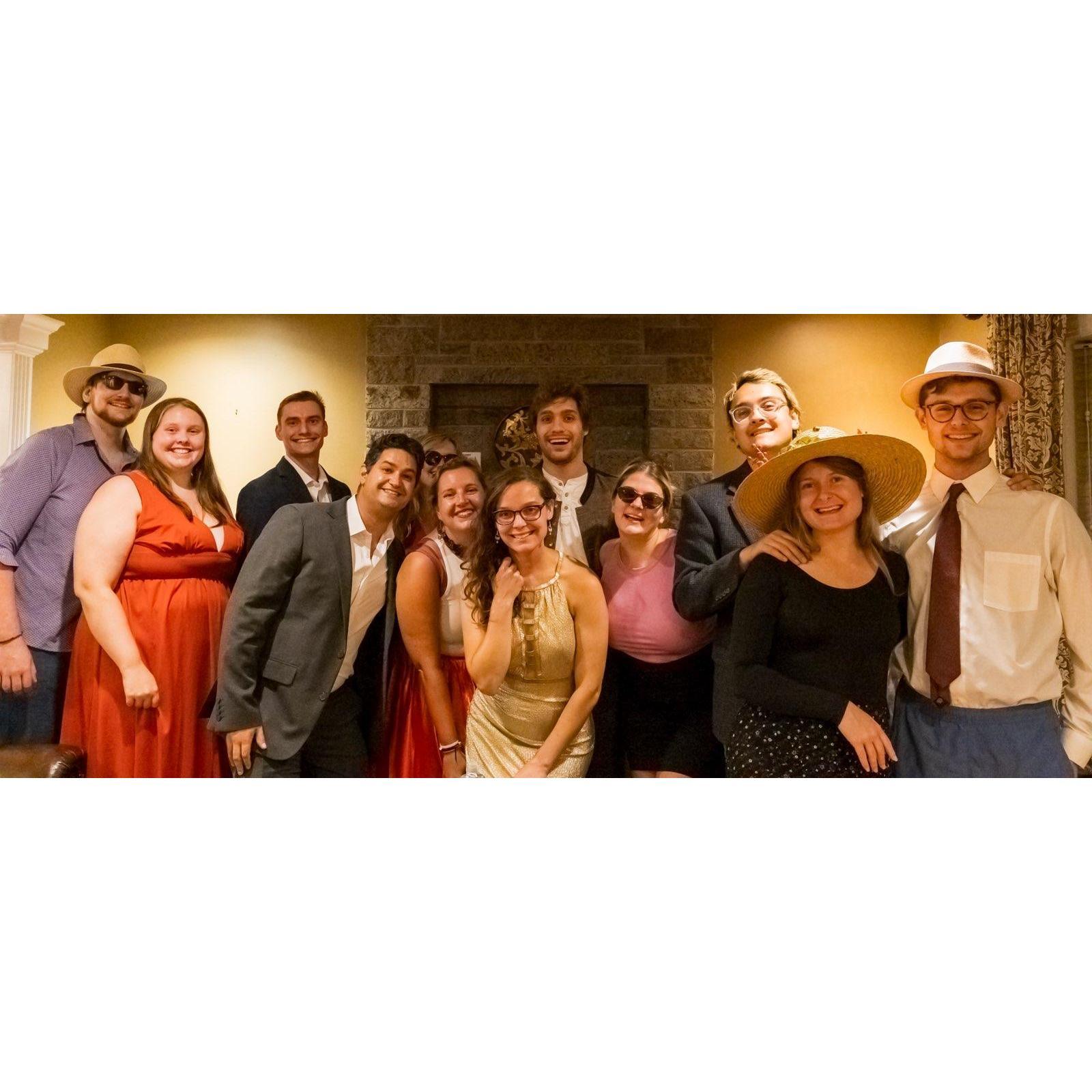 First murder mystery dinner, 2024