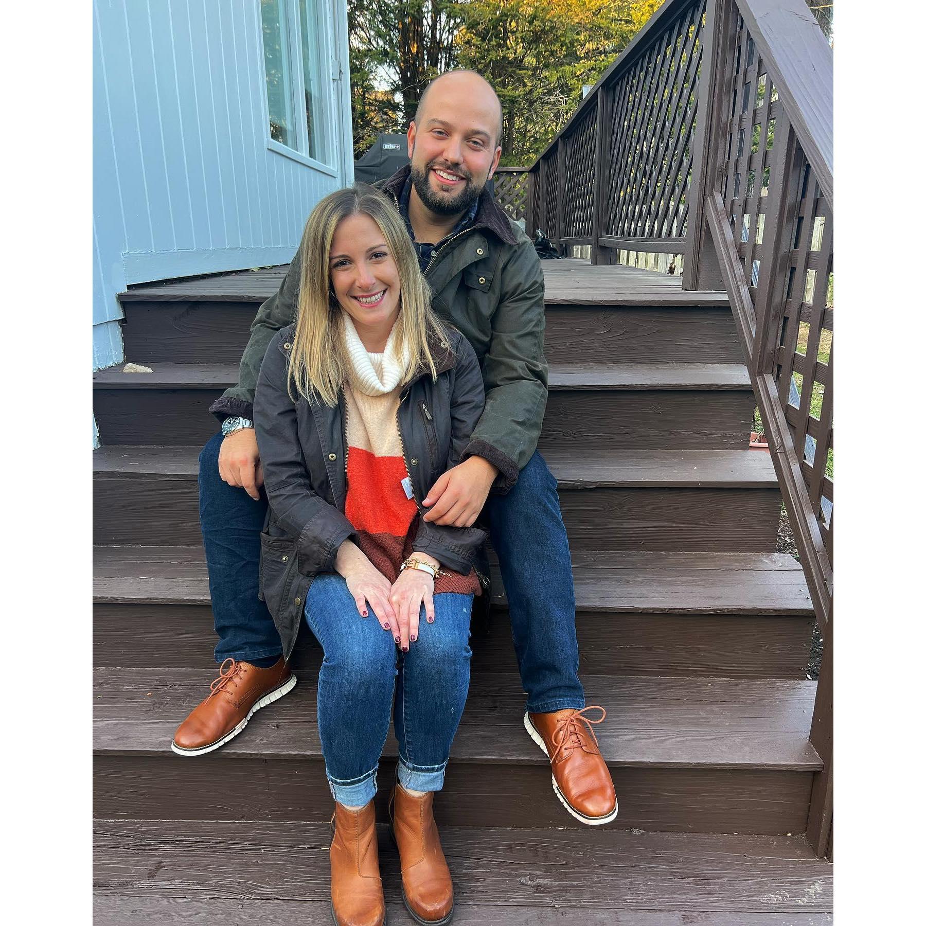 Our first Thanksgiving celebrating together in Boston.