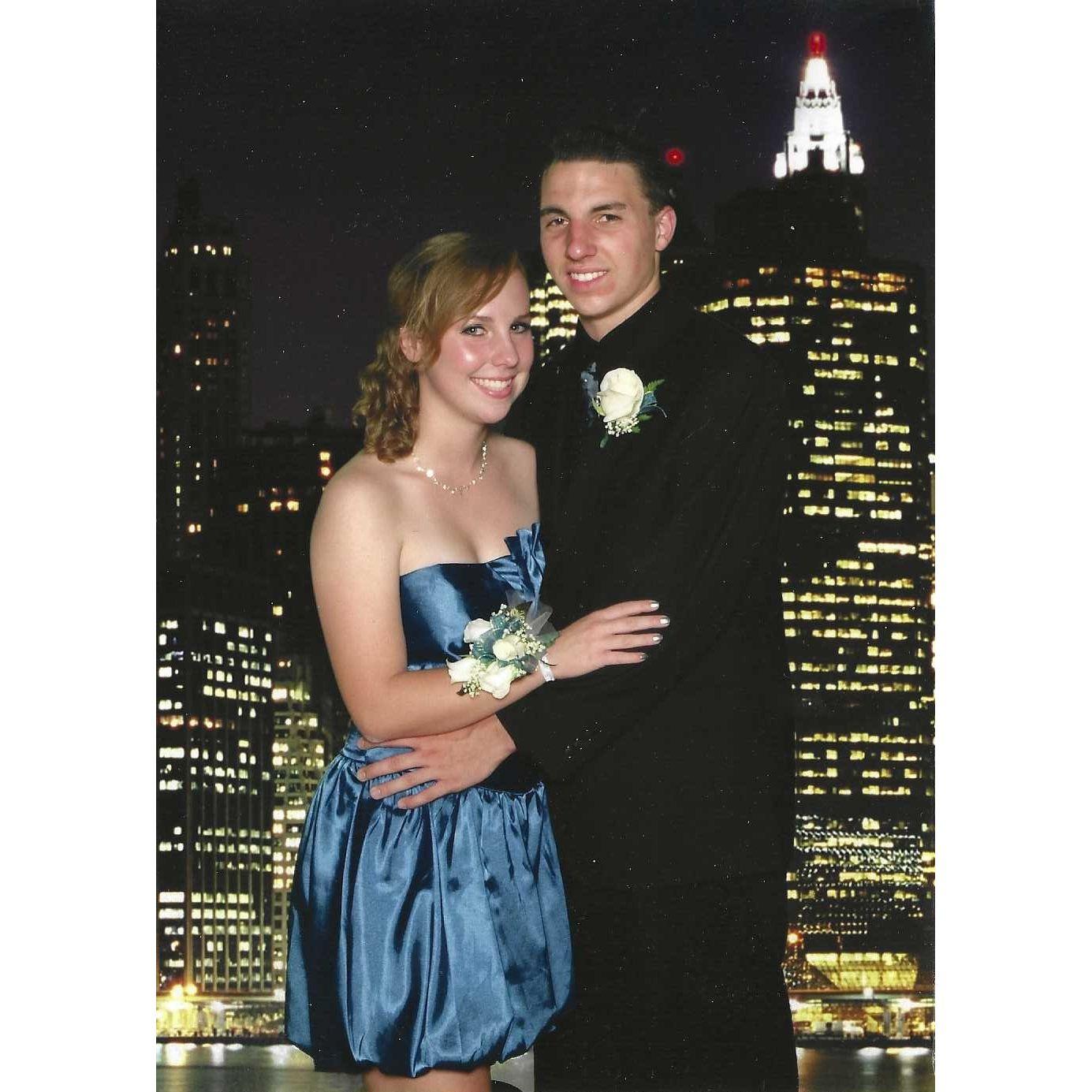Senior Homecoming. Circa 2010, although Maranda's outfit is giving major 80's vibes.