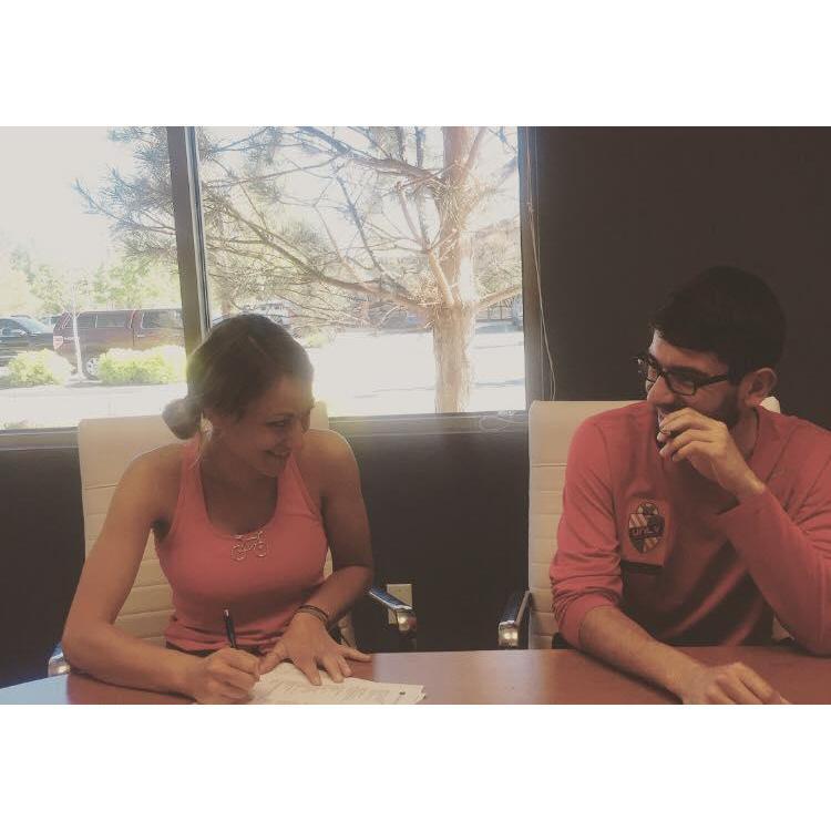 Closing on the house. 2017.