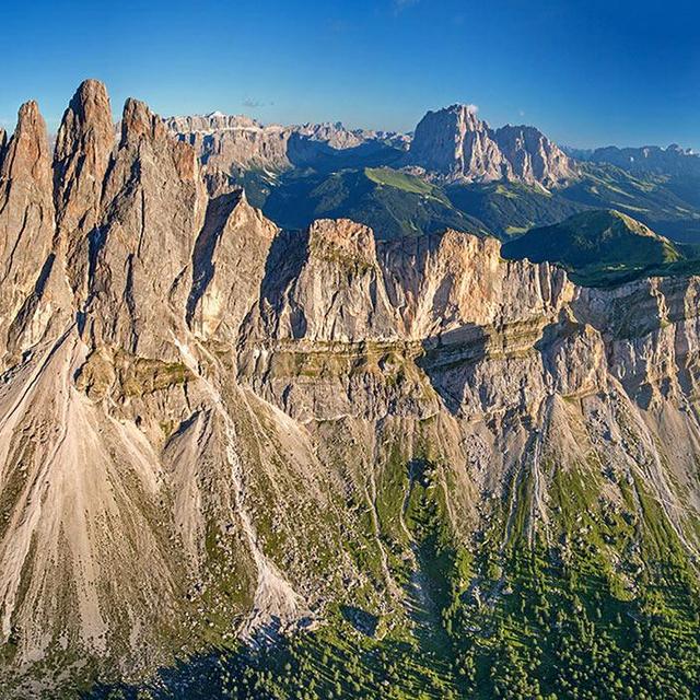 Helicopter tours of Dolomites