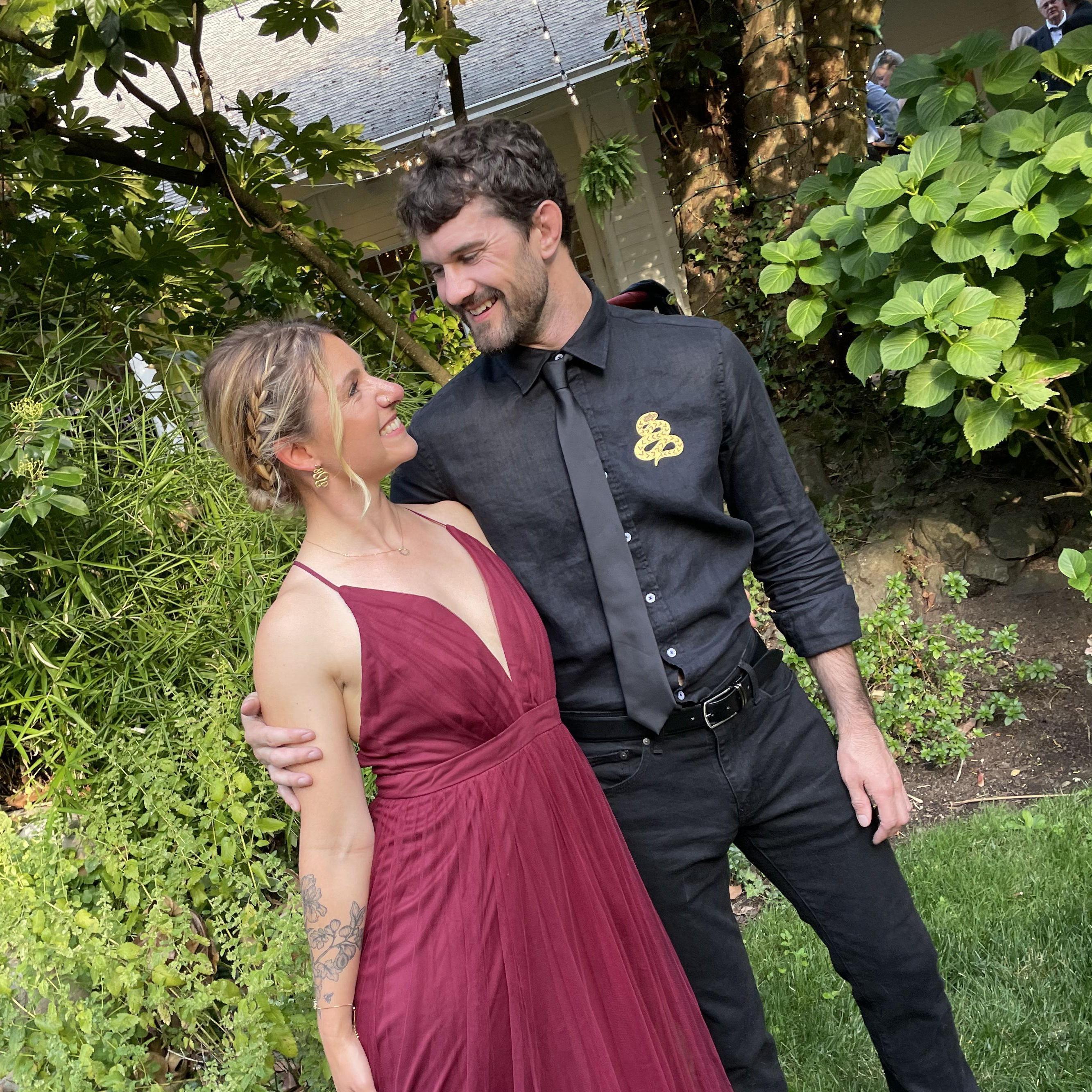 Fancy photo from Mike and Rachel's wedding