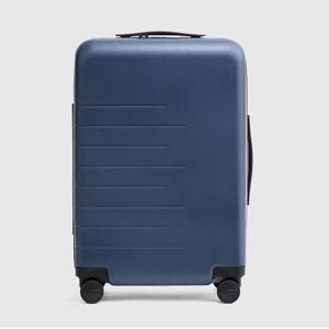 Navy Expandable Carry-On Suitcase