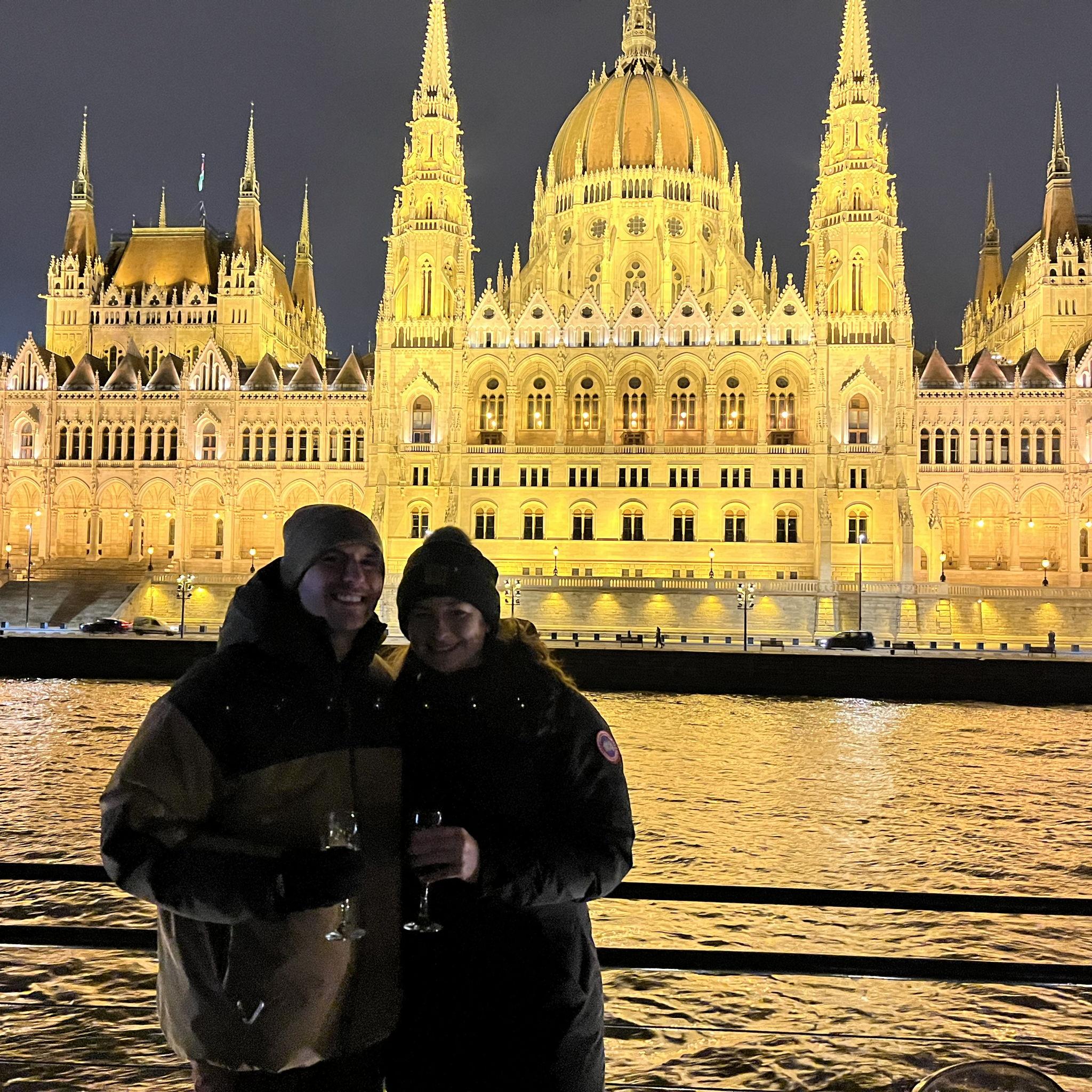 2023 - Hungary, Budapest. River cruise with views of the famous parliament building