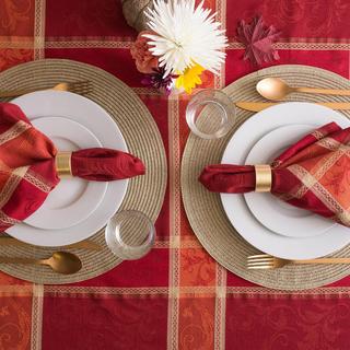 Harvest Wheat Jacquard Tablecloth