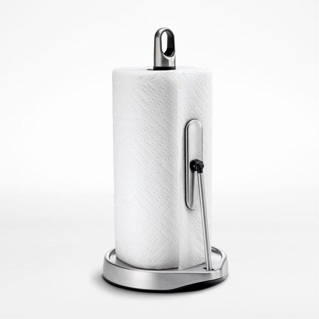simplehuman ® Brushed Stainless Steel Tension-Arm Paper Towel Holder