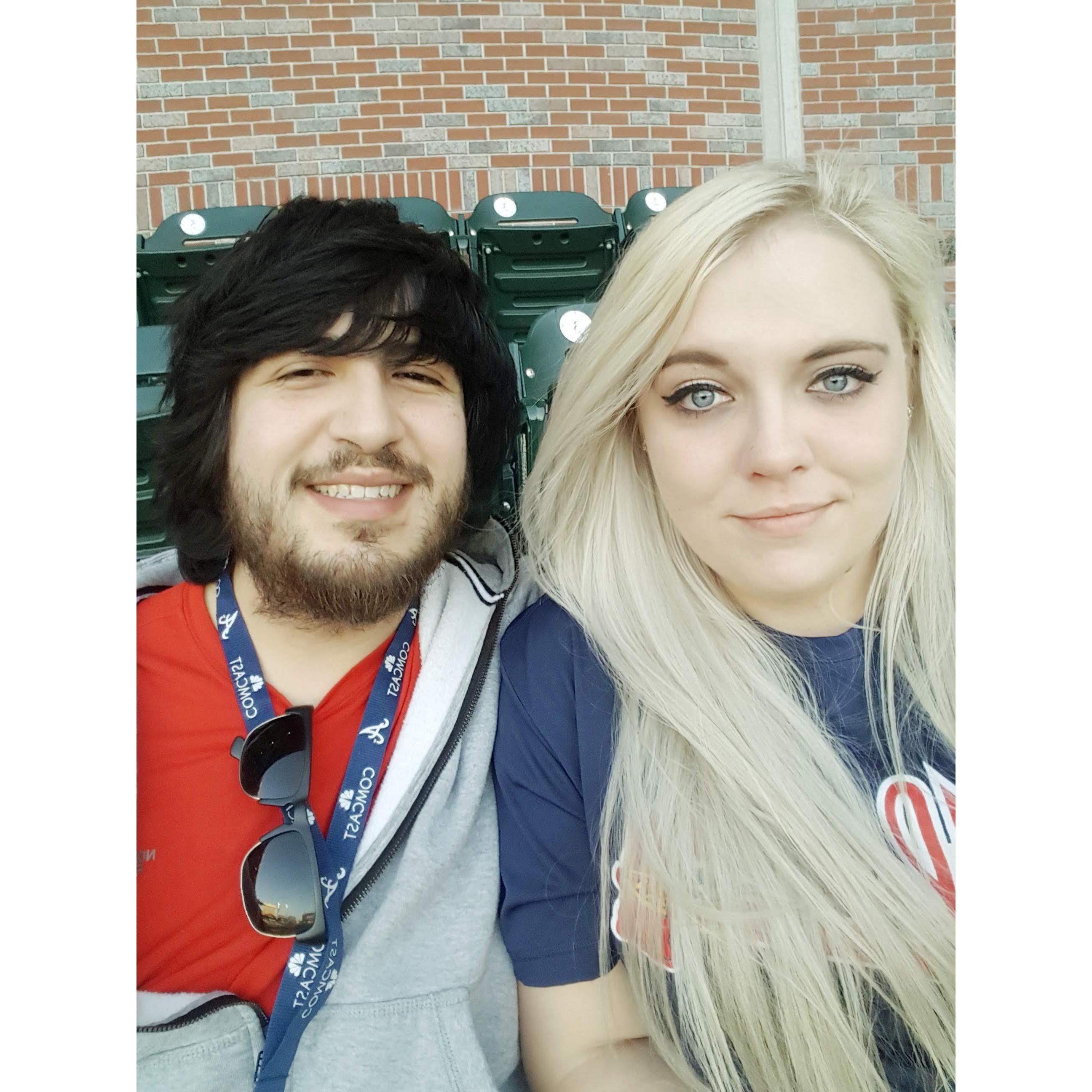 We went to see the Braves play the Phillies on my birthday.
4/18/18