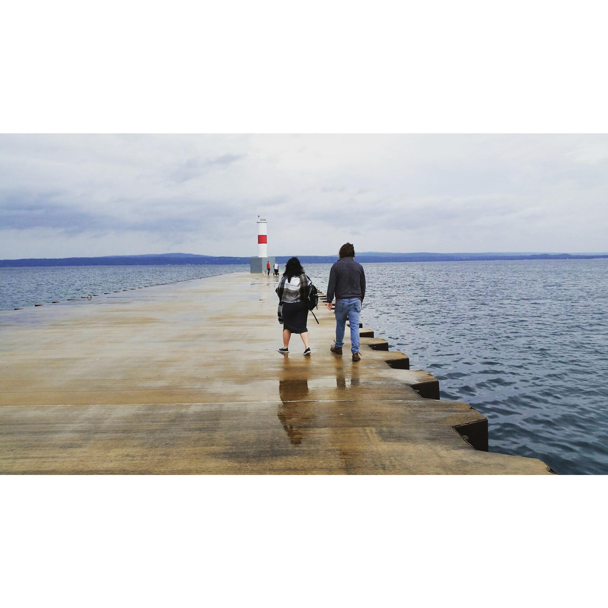 Walking on the water