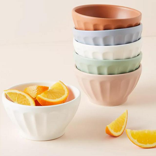 Matte Latte Bowls, Set of 6 (Neutral)