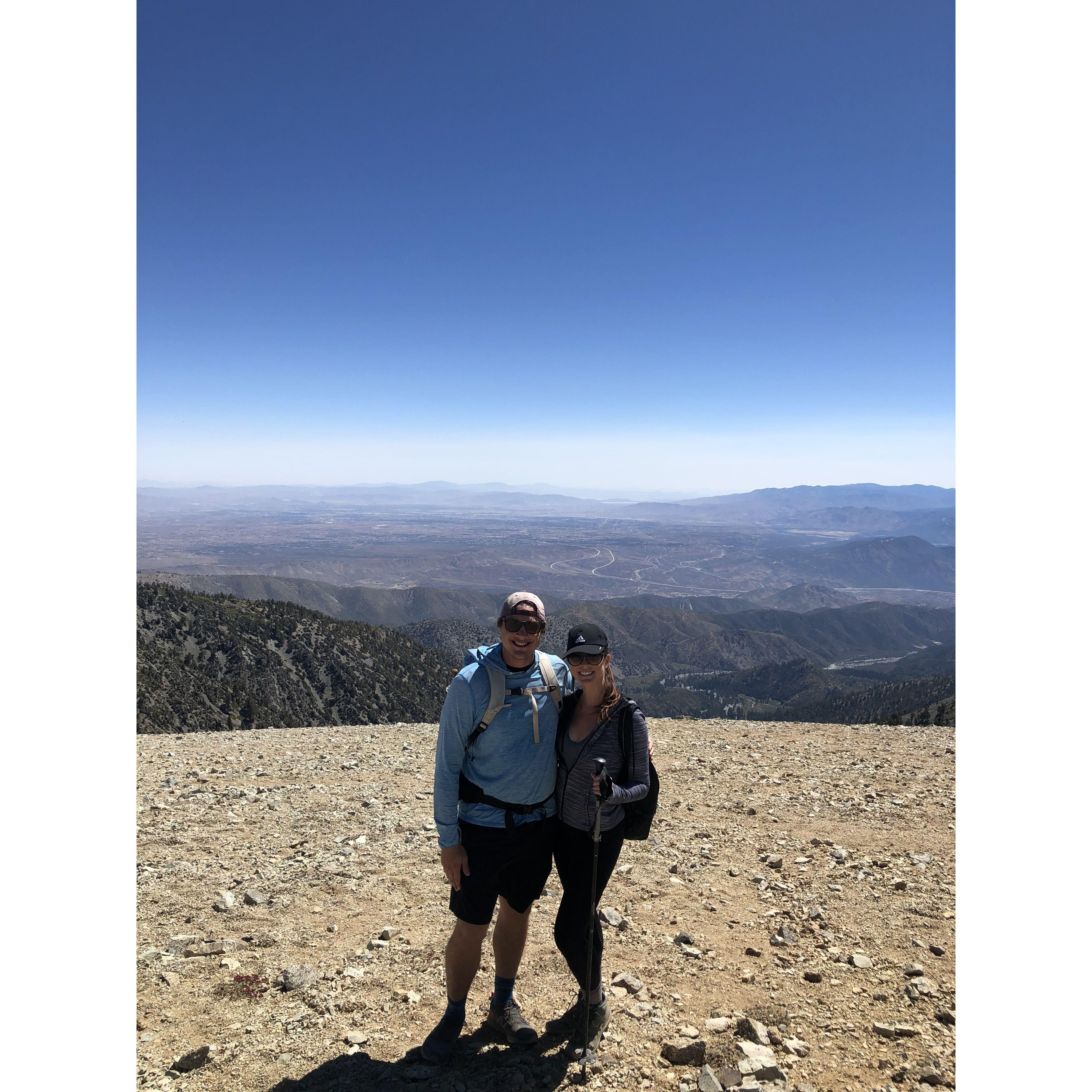 Our 2nd date! In true Austin fashion, I mentioned I enjoyed hiking, so he took me on the most extreme hike he could find in the LA area -Mt. Baldy (good thing I wasn't bluffing!)