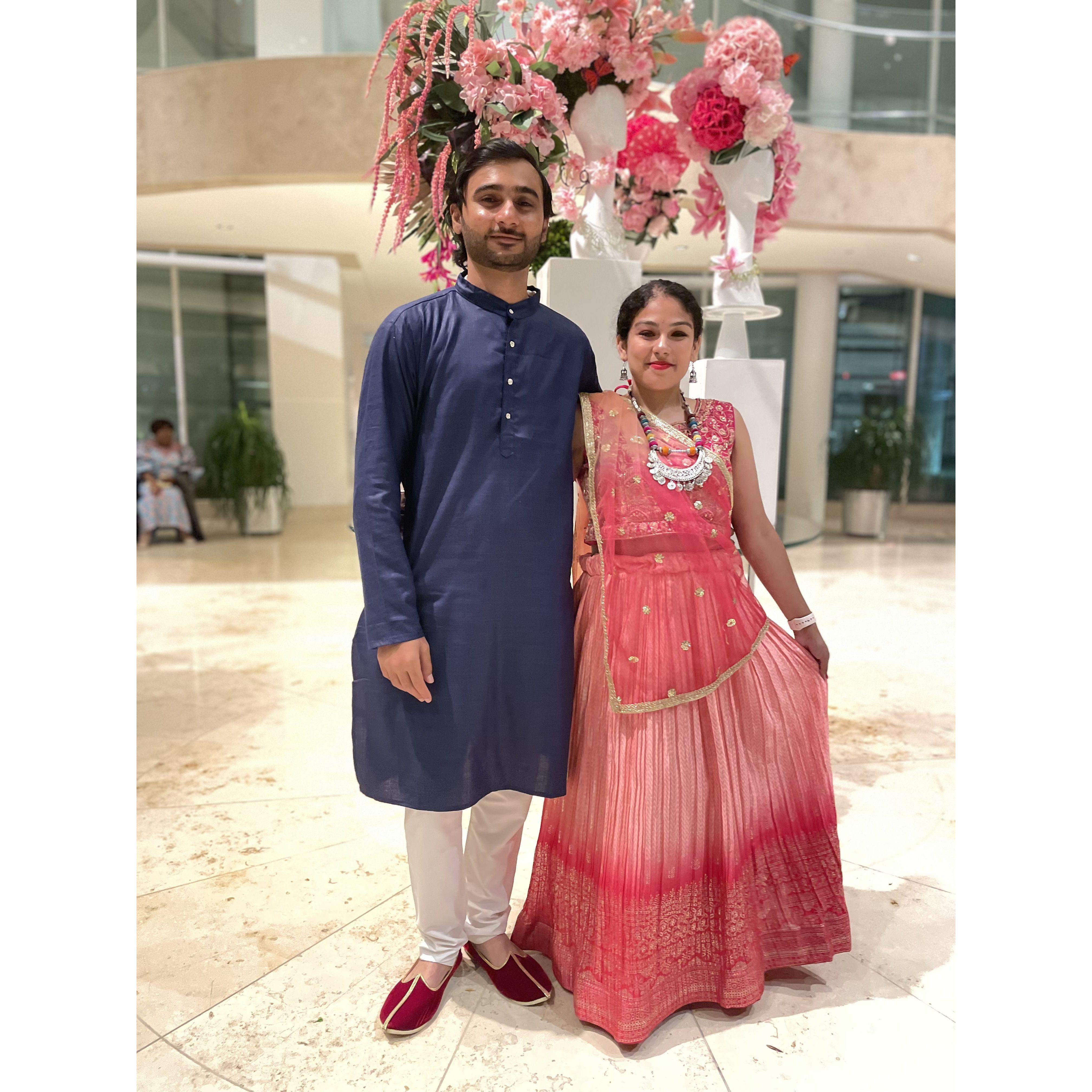 Garba night together!