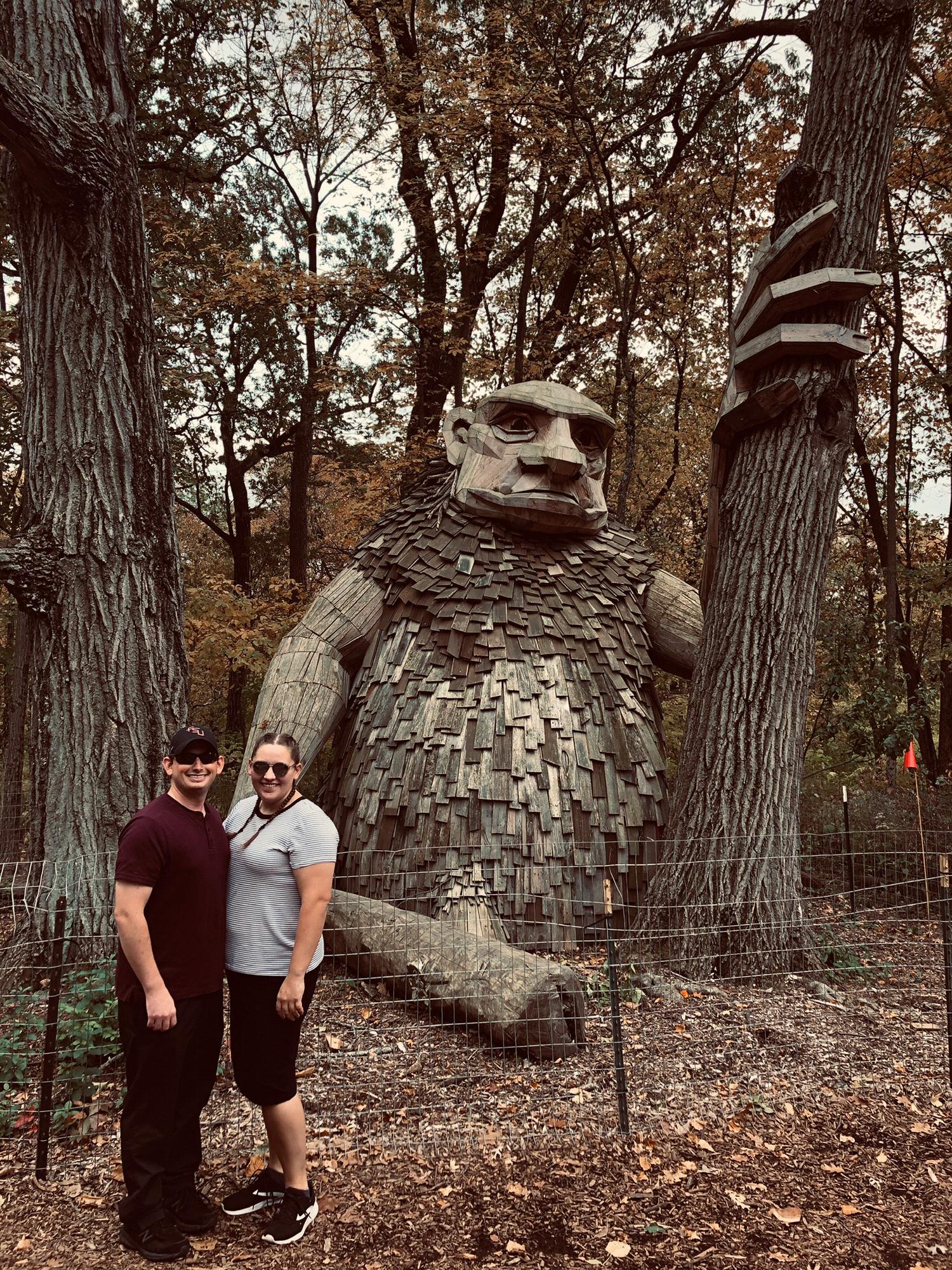 Land of the giant trolls with the family
