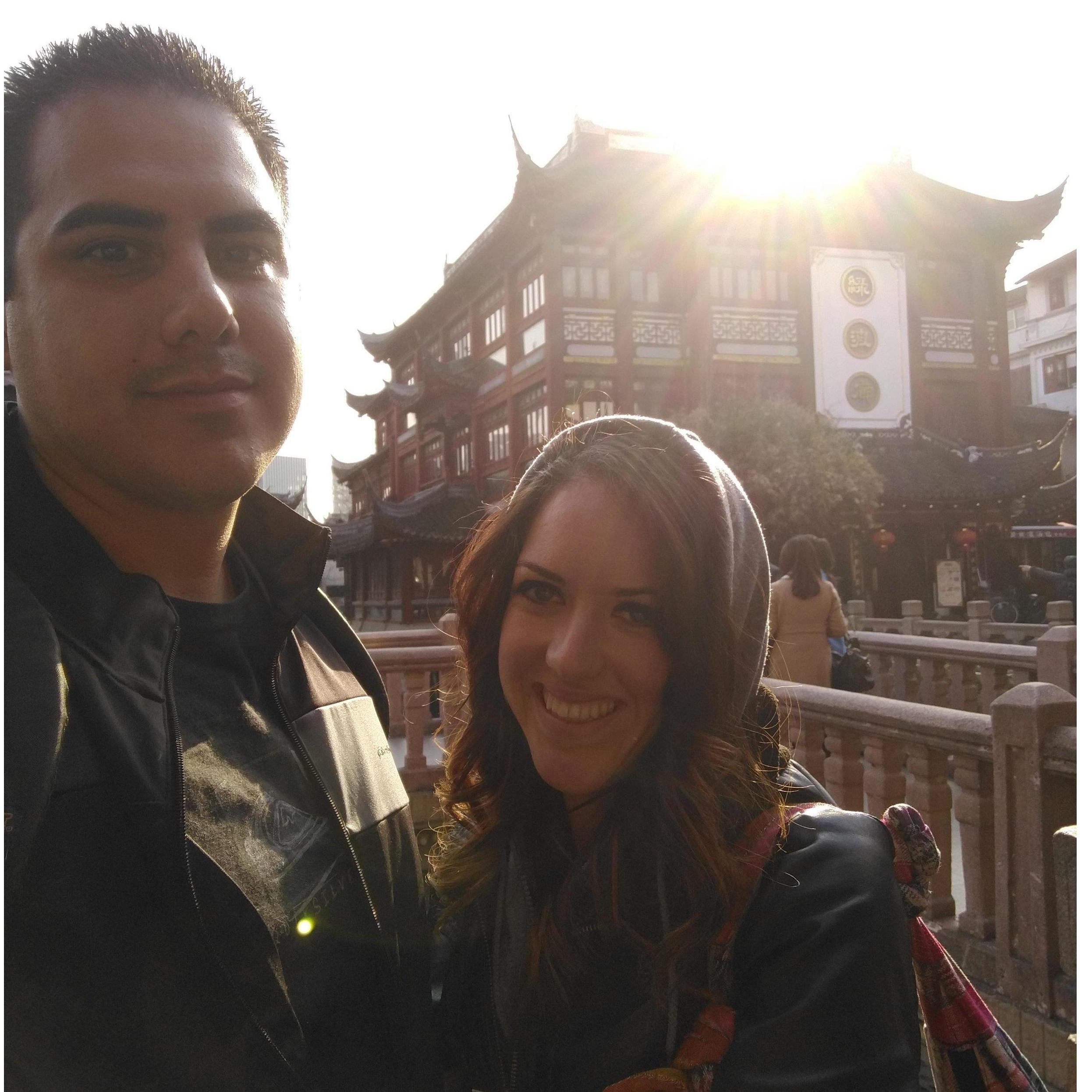 Traveling in Shanghai, China.