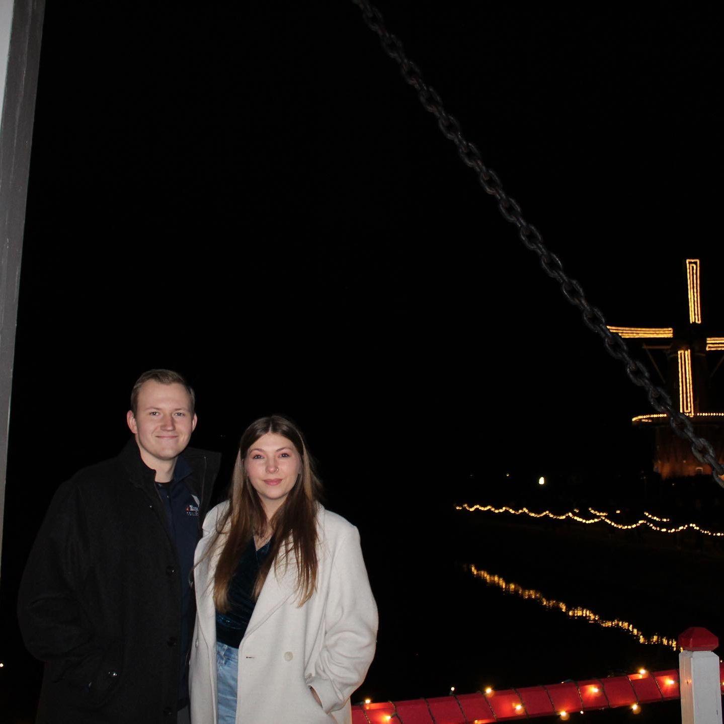 Our first real picture together (we had been dating for 6 months)