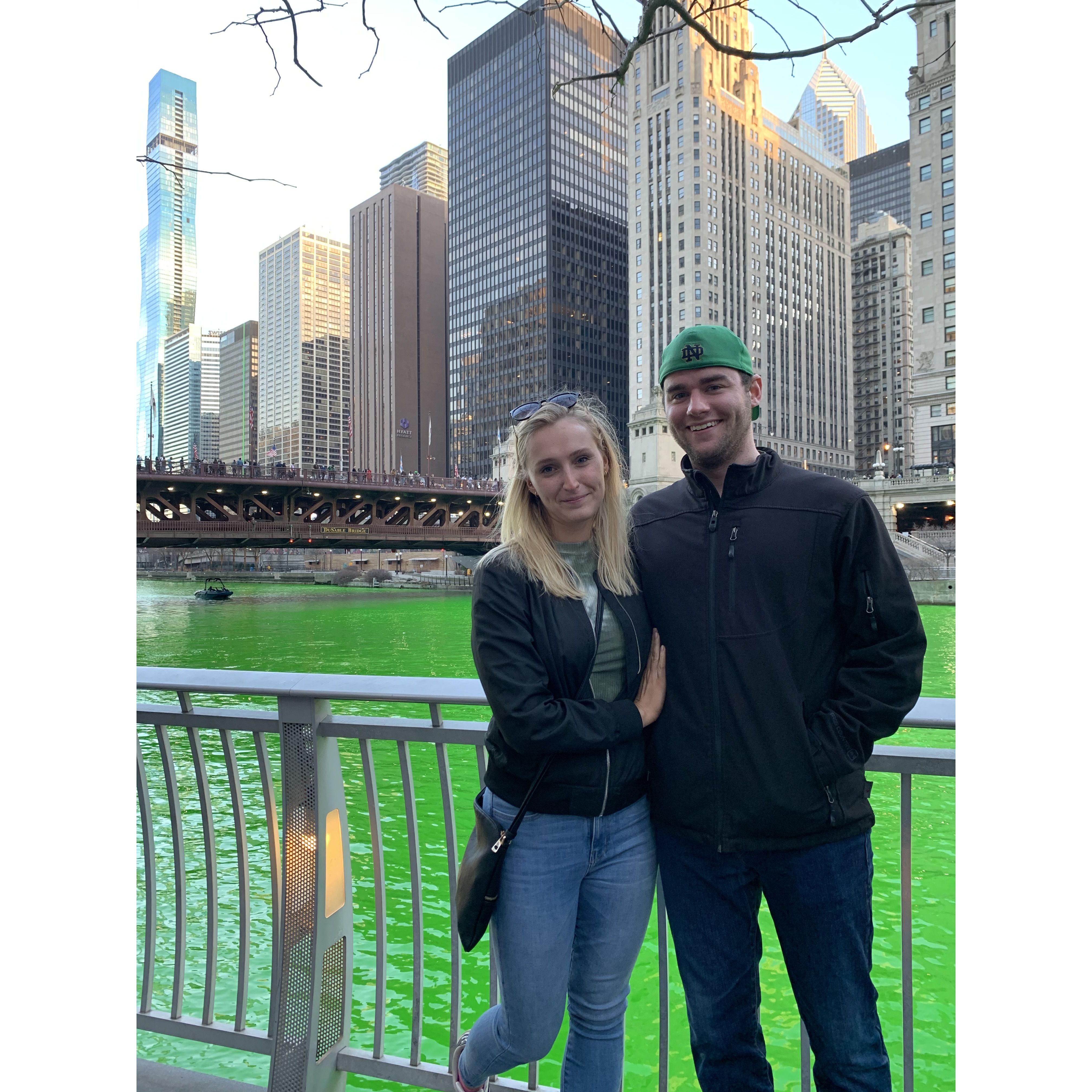 Celebrating St. Patrick's Day the Chicago way!