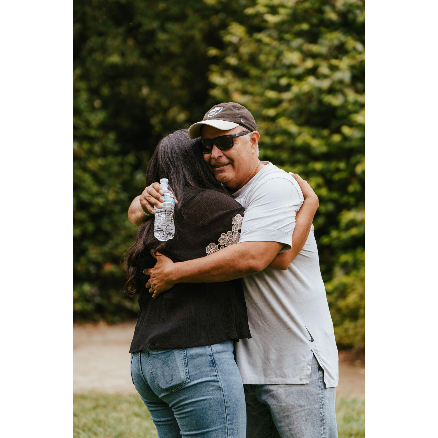 Right after Chuffy proposed, Natali's family surprised her and met us at the Huntington Library!
