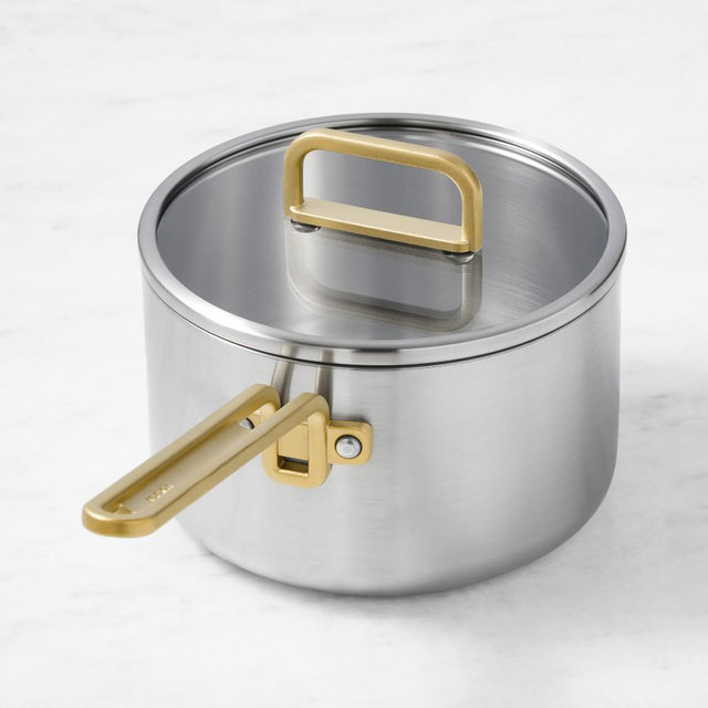 GreenPan Stanley Tucci™ Stainless-Steel Saucepan, 4-Qt.