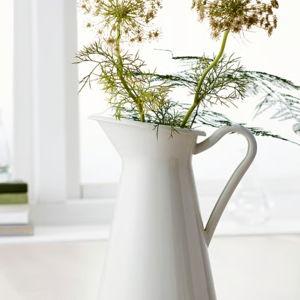 SOCKERÄRT Vase/jug - white 8 ¾ "