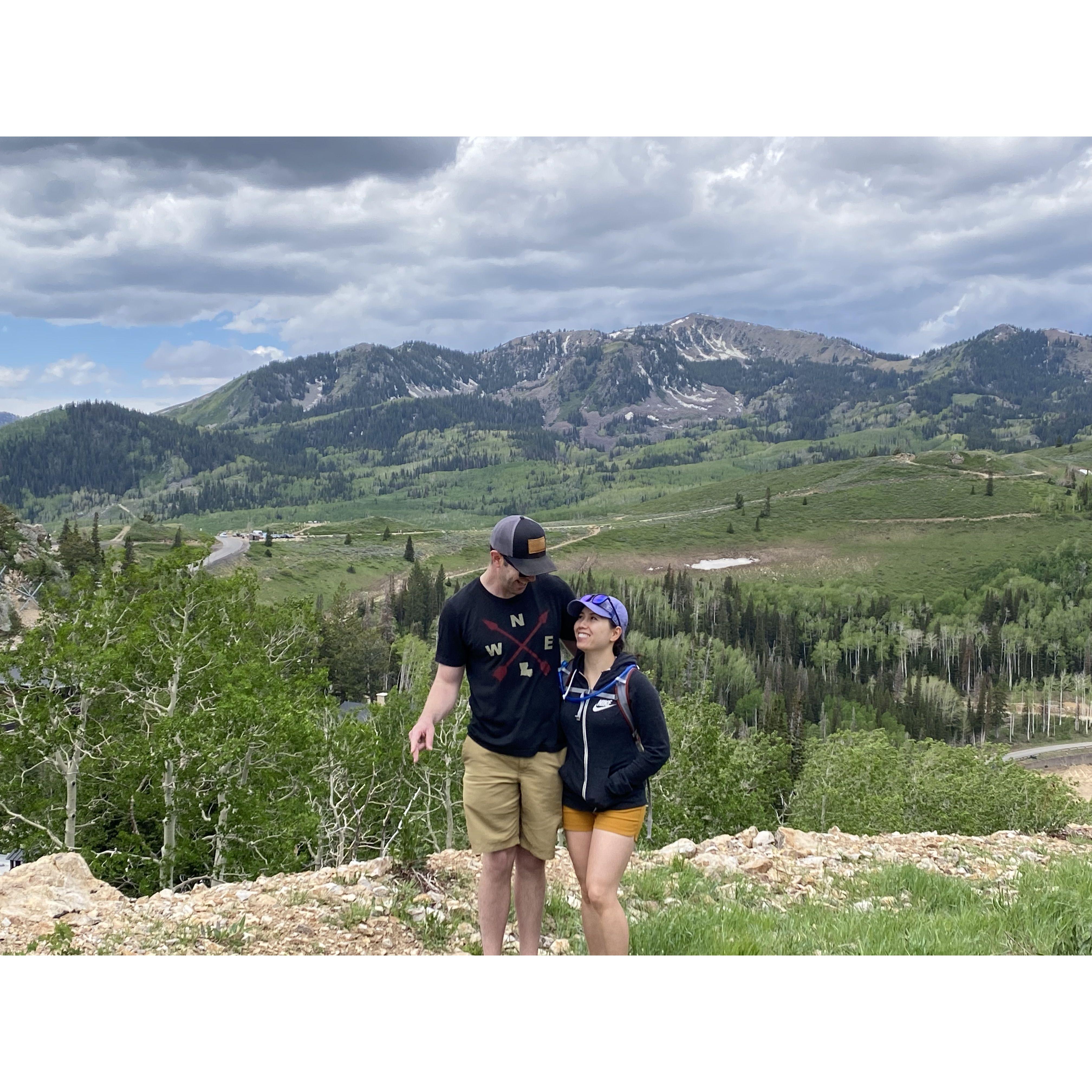 Hiking in Park City, UT