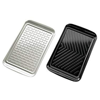 Tovolo Prep and Serve, Nesting, Dishwasher Safe BBQ Trays - Set of 2