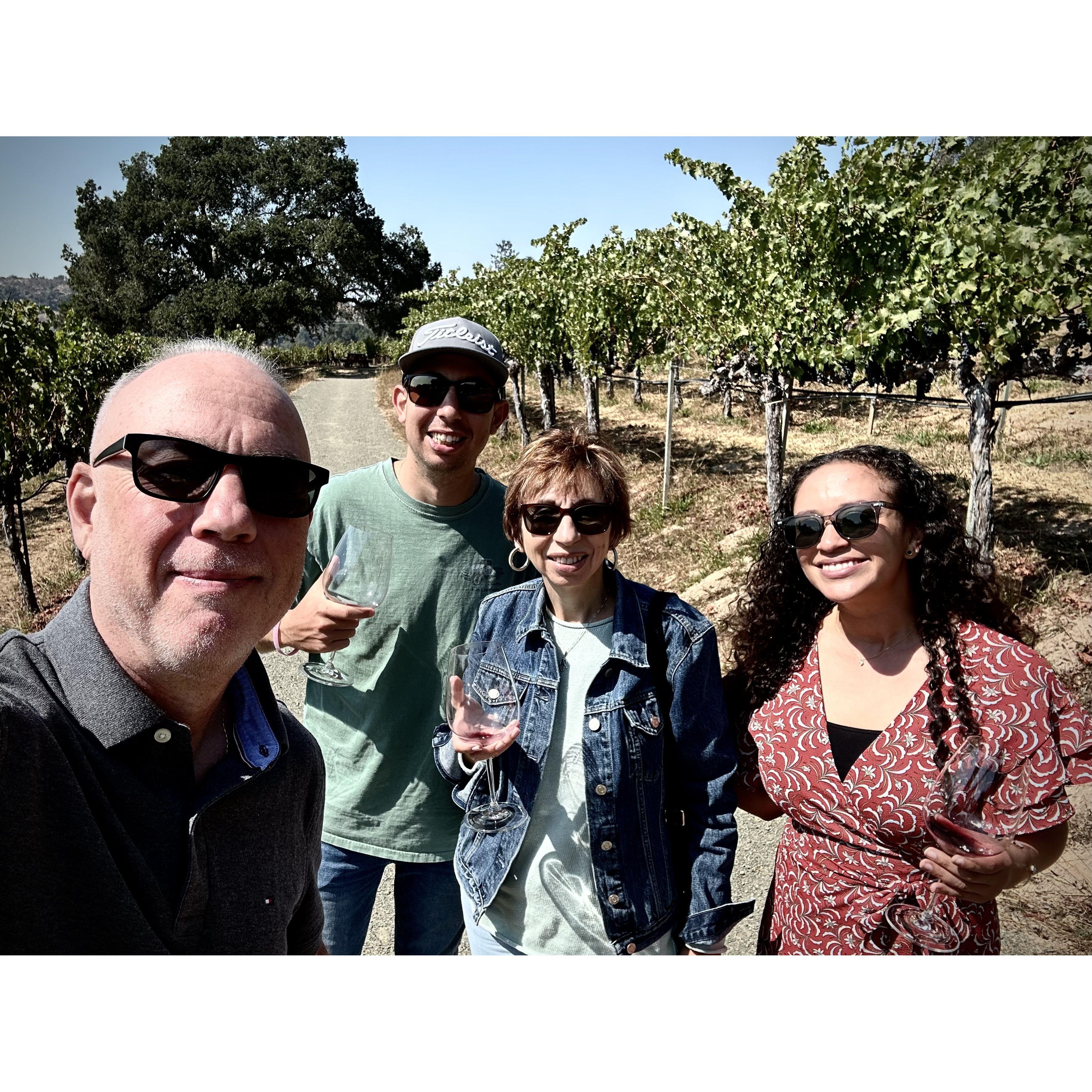 Wine Tasting with the Bandremers in Napa!