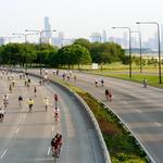 Bike down Lake Shore Drive